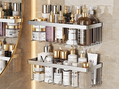 地中海风情摆件组合3D模型 付费与免费资源的探索及化妆品与卫生用品模型的应用